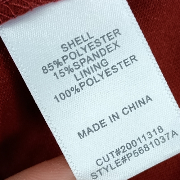 NWT Premier Amour Midi Dress in Merlot Size 16 - Picture 8 of 8